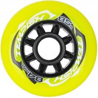 Комплект колёс для роликов Tempish Radical Color 84x24mm 85A, 4 шт green