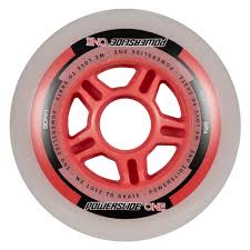 Комплект колес для роликов POWERSLIDE PS ONE Pack 90/82A, 8-pack Red/White+подшипники ABEC5+спейсер Комплект колес для роликов POWERSLIDE PS ONE Pack 90/82A, 8-pack Red/White+подшипники ABEC5+спейсер