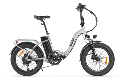 Электровелосипед Eltreco Flex 3.0 серебристый  матовый
