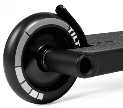 Картинка Трюковой самокат Tilt Contact (черный / хром / коричневый) от магазина Адреналин Трюковой самокат Tilt Contact (черный / хром / коричневый) от магазина Адреналин