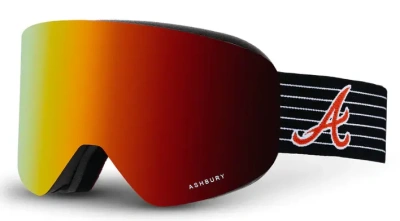 Горнолыжные очки со сменной линзой на магнитах ASHBURY HORNET DAKOTA (RED MIRROR/YELLOW)