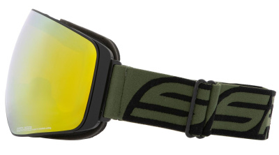Очки горнолыжные со сменной МАГНИТНОЙ линзой Salice 108DARWF Black/Gold DARW Gold + Light Radium   от магазина Адреналин