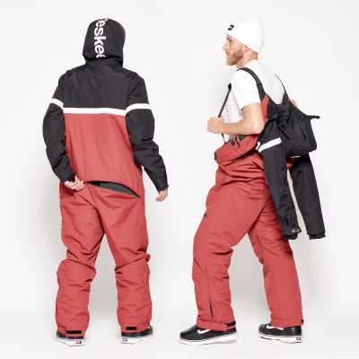 Комбинезон мужской ONESKEE Mark VII Black/Burgundy