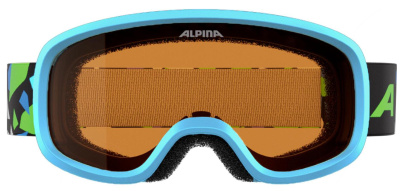 Очки горнолыжные ALPINA Carvy 3.0 XS Blue Matt/Orange S2  от магазина Адреналин
