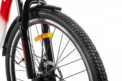 Электровелосипед  Eltreco White (Бело-зеленый-2422) от магазина Адреналин