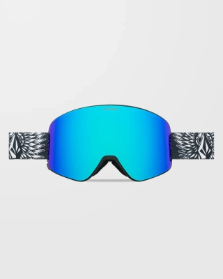 Картинка Очки горнолыжные со сменной линзой VOLCOM ODYSSEY JAMIE LYNN BLUE CHROME Lens/ YELLOW bonus lens 25 от магазина Адреналин Очки горнолыжные со сменной линзой VOLCOM ODYSSEY JAMIE LYNN BLUE CHROME Lens/ YELLOW bonus lens 25 от магазина Адреналин
