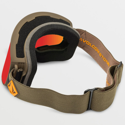 Картинка Очки горнолыжные со сменной линзой VOLCOM ODYSSEY MILITARY/GOLD RED CHROME Lens/ YELLOW bonus lens от магазина Адреналин Очки горнолыжные со сменной линзой VOLCOM ODYSSEY MILITARY/GOLD RED CHROME Lens/ YELLOW bonus lens от магазина Адреналин