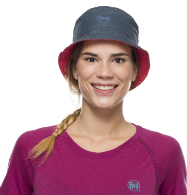 Панама Buff Travel Bucket Hat Collage Red-Black Панама Buff Travel Bucket Hat Collage Red-Black