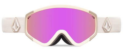 Картинка Очки горнолыжные со сменной линзой VOLCOM  ATTUNGA KHAKIEST/SAND PINK CHROME Lens/YELLOW bonus lens от магазина Адреналин Очки горнолыжные со сменной линзой VOLCOM  ATTUNGA KHAKIEST/SAND PINK CHROME Lens/YELLOW bonus lens от магазина Адреналин