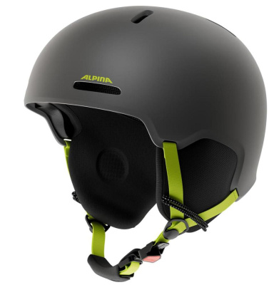 Детский горнолыжный шлем ALPINA Zupo 2 Charcoal Neon Matt