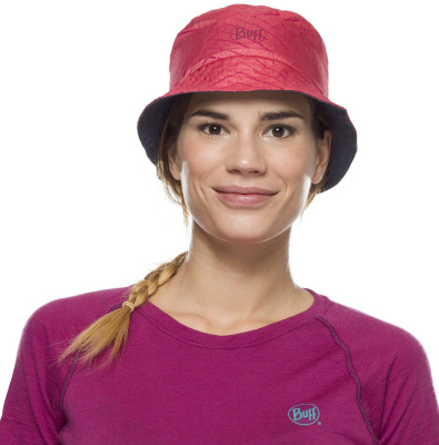 Панама Buff Travel Bucket Hat Collage Red-Black Панама Buff Travel Bucket Hat Collage Red-Black