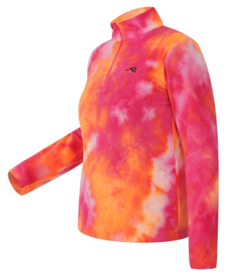 Картинка Флисовая кофта женская молния 1/4 Rosomaha принт малина/оранжевый от магазина Адреналин Флисовая кофта женская молния 1/4 Rosomaha принт малина/оранжевый от магазина Адреналин