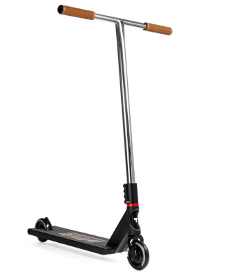 Трюковой самокат Tilt Contact (черный / хром / коричневый) Трюковой самокат Tilt Contact (черный / хром / коричневый)