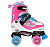 Роликовые коньки детские раздвижные - квады FILA JOY G white/pink/lightblue от магазина Адреналин