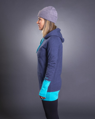 Толстовка женская ARMADA Feather Pullover Hoodie Navy (2)