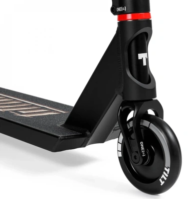 Картинка Трюковой самокат Tilt Contact (черный / хром / коричневый) от магазина Адреналин Трюковой самокат Tilt Contact (черный / хром / коричневый) от магазина Адреналин