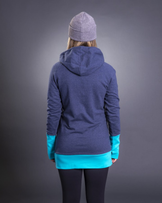 Толстовка женская ARMADA Feather Pullover Hoodie Navy (3)