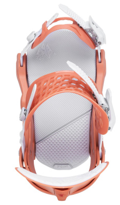 Картинка Крепления для сноуборда женские Jones Women's Equinox Deep Coral от магазина Адреналин Крепления для сноуборда женские Jones Women's Equinox Deep Coral от магазина Адреналин