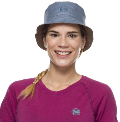 Панама Buff Travel Bucket Hat Zadok Blue-Olive Панама Buff Travel Bucket Hat Zadok Blue-Olive