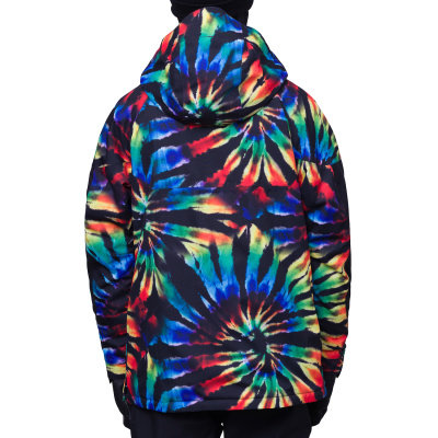 Сноубордическая куртка-анорак 686 MNS RENEWAL ANORAK GRATEFUL DEAD BLACK TIE DYE от магазина Адреналин