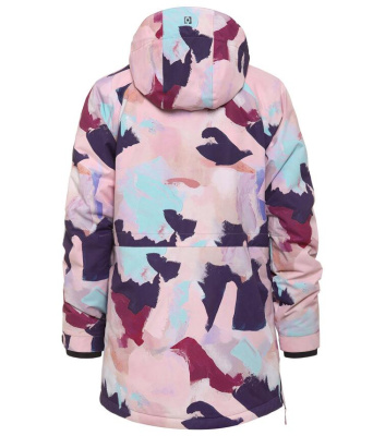 Куртка сноубордическая женская - анорак Horsefeathers DERIN JACKET abstract paint от магазина Адреналин