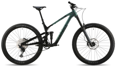 Горный велосипед двухподвес Aspect DOMINANTчерно-зеленый