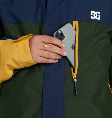 Картинка Сноубордическая куртка DC Shoes DEFIANT синий от магазина Адреналин Сноубордическая куртка DC Shoes DEFIANT синий от магазина Адреналин