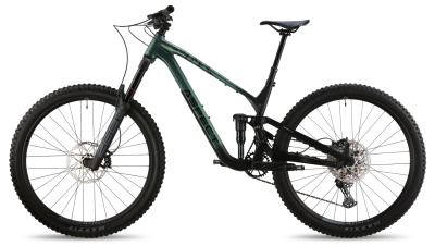 Горный велосипед двухподвес Aspect DOMINANTчерно-зеленый от магазина Адреналин