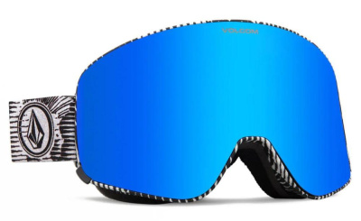 Очки горнолыжные со сменной линзой VOLCOM ODYSSEY JAMIE LYNN BLUE CHROME Lens/ YELLOW bonus lens Очки горнолыжные со сменной линзой VOLCOM ODYSSEY JAMIE LYNN BLUE CHROME Lens/ YELLOW bonus lens