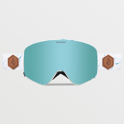 Картинка Очки горнолыжные со сменной линзой VOLCOM ODYSSEY WHITE ICE ICE CHROME Lens/ DARK GREY bonus lens от магазина Адреналин Очки горнолыжные со сменной линзой VOLCOM ODYSSEY WHITE ICE ICE CHROME Lens/ DARK GREY bonus lens от магазина Адреналин