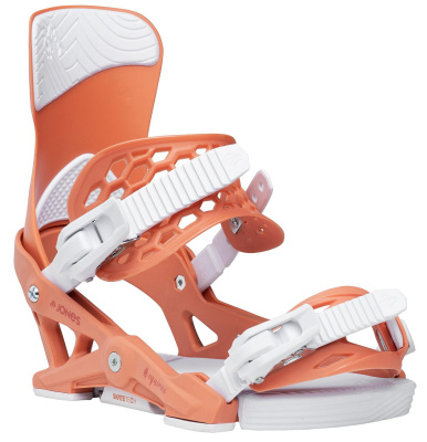 Картинка Крепления для сноуборда женские Jones Women's Equinox Deep Coral от магазина Адреналин Крепления для сноуборда женские Jones Women's Equinox Deep Coral от магазина Адреналин