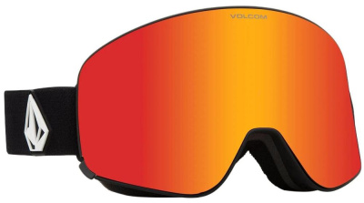 Очки горнолыжные со сменной линзой VOLCOM ODYSSEY MATTE BLACK RED CHROME lens/YELLOW bonus lens Очки горнолыжные со сменной линзой VOLCOM ODYSSEY MATTE BLACK RED CHROME lens/YELLOW bonus lens