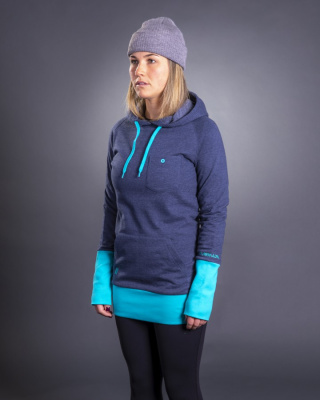 Толстовка женская ARMADA Feather Pullover Hoodie Navy (1)