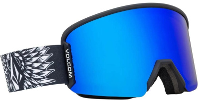 Очки горнолыжные со сменной линзой VOLCOM ODYSSEY JAMIE LYNN BLUE CHROME Lens/ YELLOW bonus lens 25 Очки горнолыжные со сменной линзой VOLCOM ODYSSEY JAMIE LYNN BLUE CHROME Lens/ YELLOW bonus lens 25