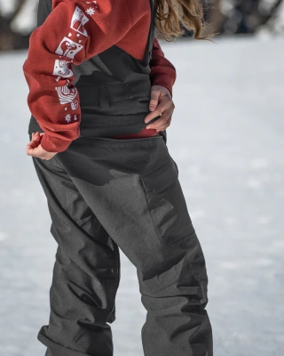 Картинка Сноубордический полукомбинезон женский CRESTON 3D STRETCH BIB OVERALL BLACK от магазина Адреналин Сноубордический полукомбинезон женский CRESTON 3D STRETCH BIB OVERALL BLACK от магазина Адреналин