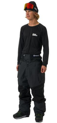 Штаны сноубордические мужские Horsefeathers NELSON PANTS phantom/black