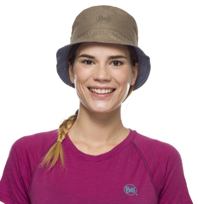 Панама Buff Travel Bucket Hat Zadok Blue-Olive Панама Buff Travel Bucket Hat Zadok Blue-Olive